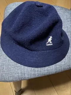 KANGOL パイル地 バケットハット ネイビー L