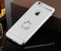 iPhone6plus/iPhone6splus用ケースカバー シルバー№10