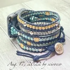 ⭐︎チャン・ルー調アップルウォッチ　ラップブレス