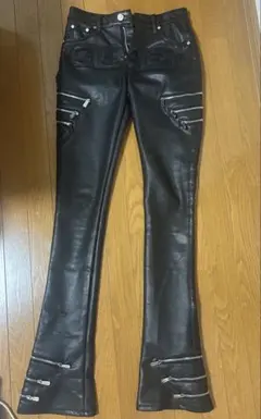 GUAPI レザーパンツ ブラック 30インチ mnml VALABASAS - メルカリ