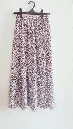 ヒョウ柄 ロングスカート