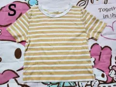 (S)GU＊ジーユー＊ボーダー＊Tシャツ＊半袖