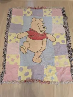 鬼可愛い】disneyディズニーvintageラグマット プーさんティガー古着