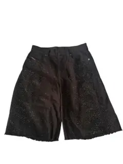 DIESEL D-SIRE-SHORT-X ラインストーンデニムショーツ 正規品のサムネイル