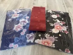 浴衣　2点　帯1点　セット
