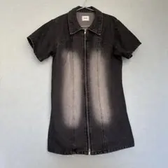 WHO'S WHO gallery デニムファスナーミニワンピ