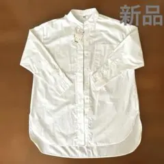 UNIQLO コットンオーバーサイズロングシャツ　Mのサムネイル