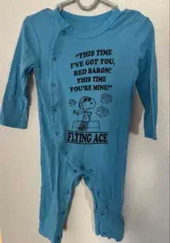 スヌーピー FLYING ACE ベビー カバーオール 80