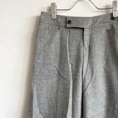 PROPORTION ハーフパンツ ワイド ウール混 ポケット付き 裏地付き