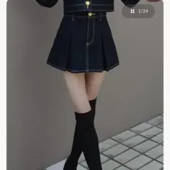 Darich ダーリッチ DDボタンデニムスコート Mサイズ 新品タグ付き