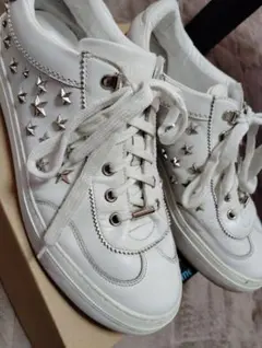 JIMMY CHOO スタースタッズ ホワイトスニーカー42