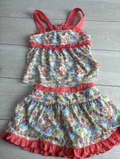 花柄セパレート水着 女の子用