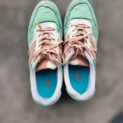 New Balance スニーカー ミントグリーン/ピンク