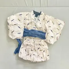 マニーナ　バースデイ　浴衣ドレス　ベビー キッズ 甚平 90cm