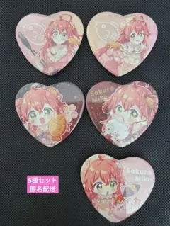 ホロライブ　鳴門鯛焼本舗×さくらみこ　缶バッジ　たいやき　鯛焼き　まとめ売り