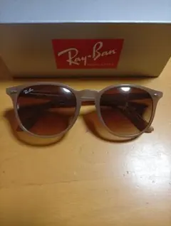 極美品✨ RayBan RB2180F ボストン型 ポリッシュライトブラウン - メルカリ