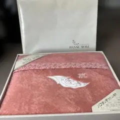 HANAEMORI アクリル毛布 140x200cm ピンク