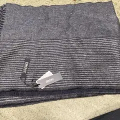 DKNY ストライプマフラー グレー系