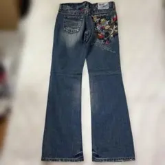 TOTO INDUSTRY 刺繍 デニムパンツ26のサムネイル