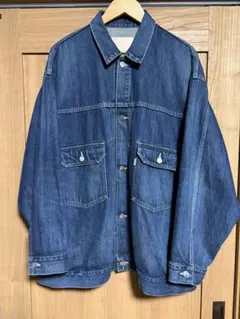 SHISHIKUIシシクイ デニムジャケット インディゴ 1回着用美品 - メルカリ
