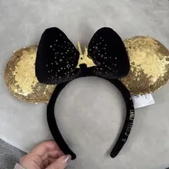 パリディズニー　限定　カチューシャ　ゴールド　エッフェル塔