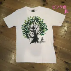 Habu Box 沖縄Tシャツ サイズJL ピンク色 ガジュマルのサムネイル