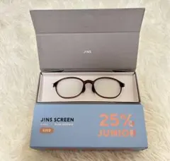 JINS SCREEN 25％CUT JUNIOR 新品 ピンクブラウン