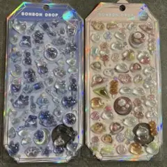 【正規品】ボンボンドロップシール　シマエナガ　和菓子　よるねこボンボン　セット