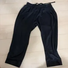 GU レディース ジョガーパンツ ブラック M