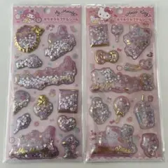 サンリオ❤︎キラキラカプセルシール マイメロ&キティ