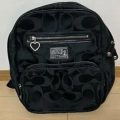 コーチCOACHポピー☆リュック バックパック 黒 COACH - 新品 コーチ COACH リュックサック バックパック