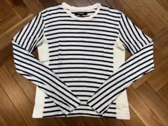【値下げ】1PIU1UGUALE3 美品　長袖　ボーダー　トップス　 Lのサムネイル
