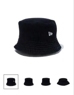 New Era ニットバケット ベーシック ブラックのサムネイル