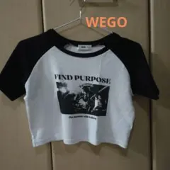 ◆WEGO◆Tシャツ/半袖/ショート丈