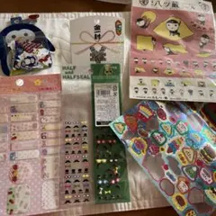平成レトロシールセット カラフル