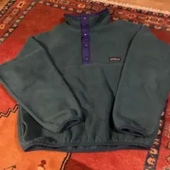 USA製Patagonia雪なしタグ90sパタゴニアスナップTシンチラ フリース