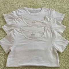 UNIQLO✖️2 トップバリュー✖️1 白　120 ヒートテック半袖