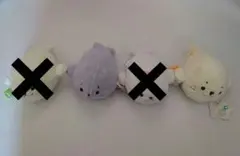しろたん ついたん マスコットキーホルダー のんびり顔 おしゃべり