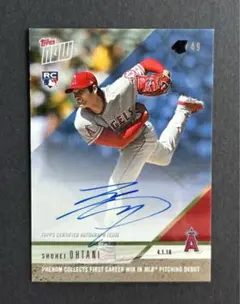 2021 Topps Now 大谷翔平 直筆サインカード 二刀流デザイン - メルカリ