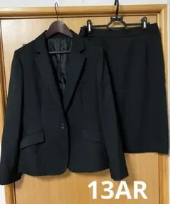 DARJE レディース ブラック 就活 スーツ 13AR 大きいサイズ　XL