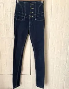 エモダ EMODA スキニー デニムパンツ ジーンズ ハイウエスト