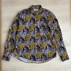 graniph グラニフ　石黒亜矢子　コラボ　妖怪　総柄　長袖シャツ　Lサイズのサムネイル