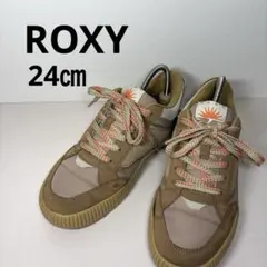 ROXY ロキシー スニーカー シューズ　ベージュ　24㎝