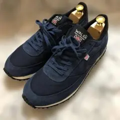 【美品】WALSH LA '84 ネイビー スニーカー UK9