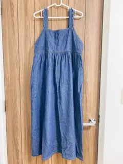 サマンサモスモス デニム ジャンパースカート