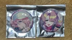 学園アイドルマスター 学マス 缶バッジ ミラクルナナウ 有村麻央 特訓前 特訓後
