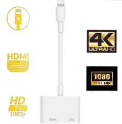 iPhone HDMI変換アダプタ Lightning端子　HDMI変換アダプタ