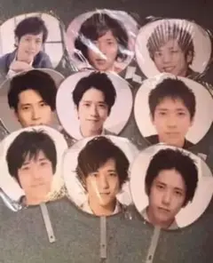 嵐 二宮和也 にの ニノ うちわ セット ライブ グッズ　ウチワ　台北