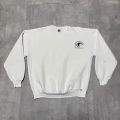 90s RUSSELL USA製　ヴィンテージ　トレーナー　刺繍　企業