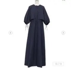 THE ROW ザロウ スキューバ素材 ノースリーブワンピース ネイビー S THE ROW ザロウ スキューバワンピース ノースリーブ ネイビー